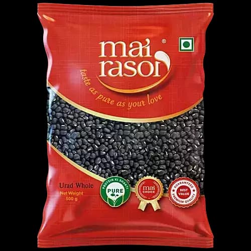 Mai Rasoi Black-Kali Urad Whole-Sabut, 500 g-Main Image