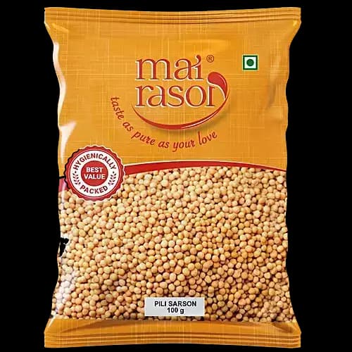 Mai Rasoi Yellow Mustard, 100g-Main image