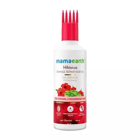 Mamaearth Hibiscus Damage Repair Hair Oil,150ml-Main image