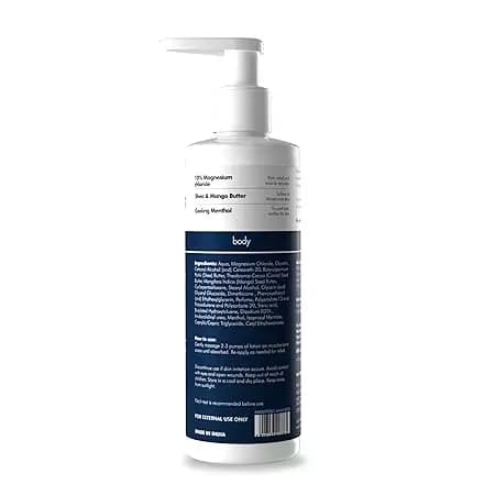 Man Matters Magnesium Body Lotion,200ml-Ingredients