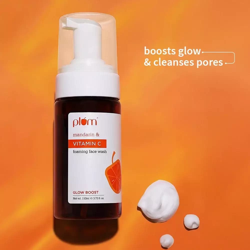 Mandarin & Vitamin C Foaming Face Wash For Glowing Skin-Main Image