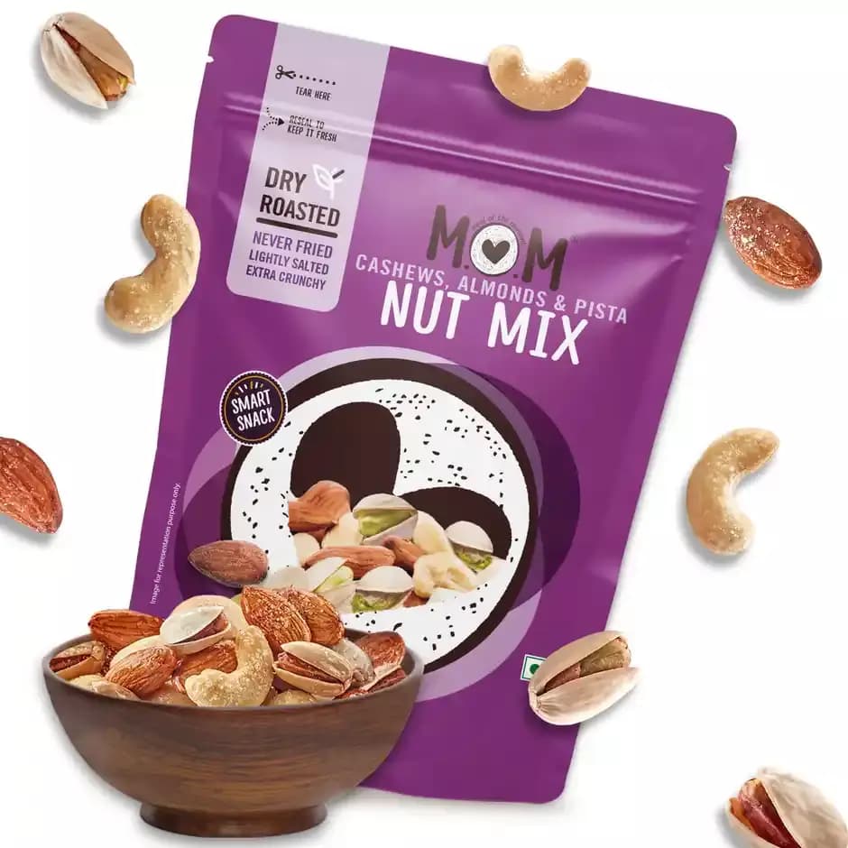 Mom Roasted Cashews, Almonds & Pista Nut Mix,45g-Main image