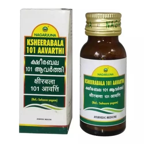 Nagarjuna Ayurveda Ksheerabala 101 Aavarthi Drops, 25ml-Main image