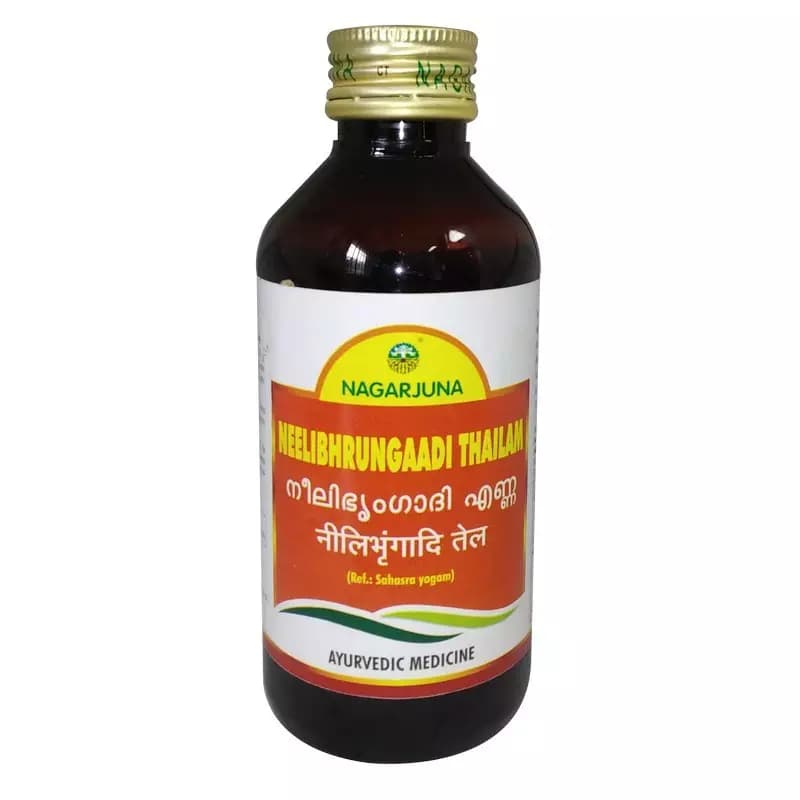 Nagarjuna Ayurveda Neelibhrungaadi Thailam, 200ml-Main image