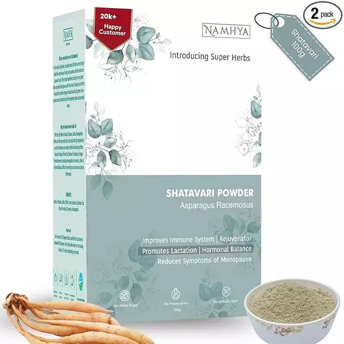 Namhya Yellow Shatavari Powder for Women's Health,100g-Main image
