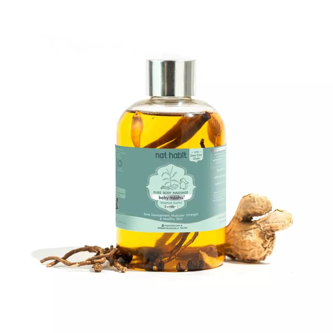 Nat Habit Baby Massage Oil Summer Maahu-Main image