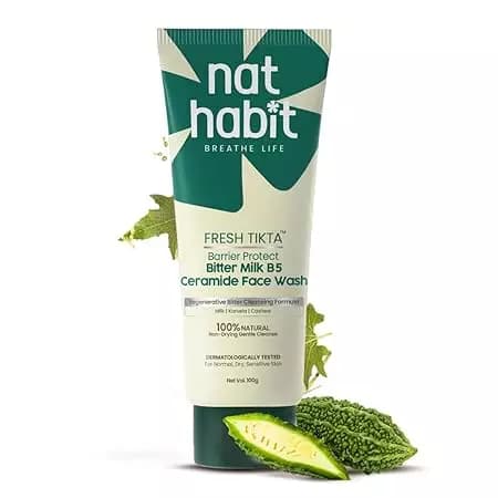 Nat Habit Bitter Milk Cream Face Wash,100g-Main image