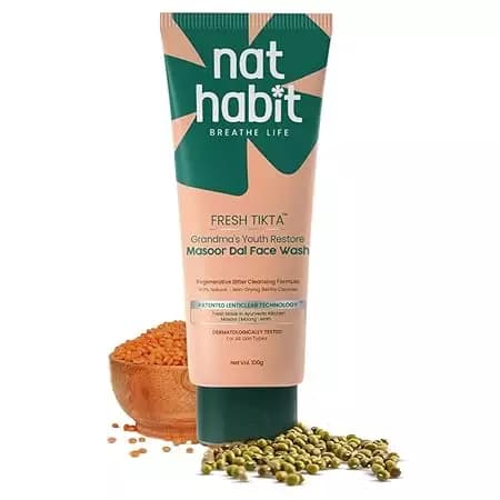Nat Habit Masoor Dal Face Wash,100g-Main image