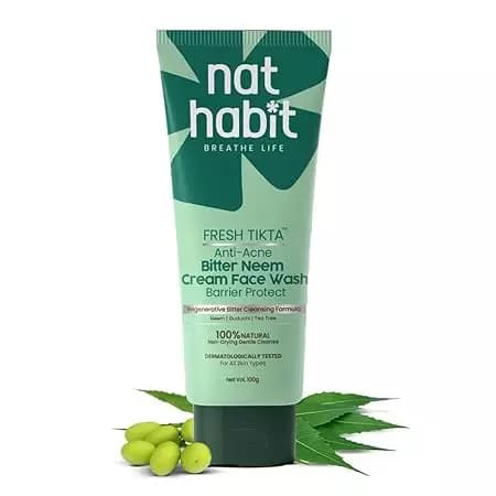 Nat Habit Neem Cream Face Wash,100g-Main image