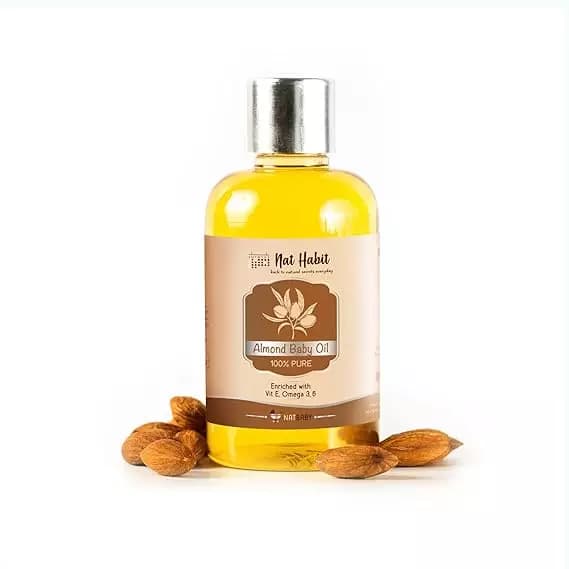 Nat Habit Pure Almond Baby Oil,100ml-Main image