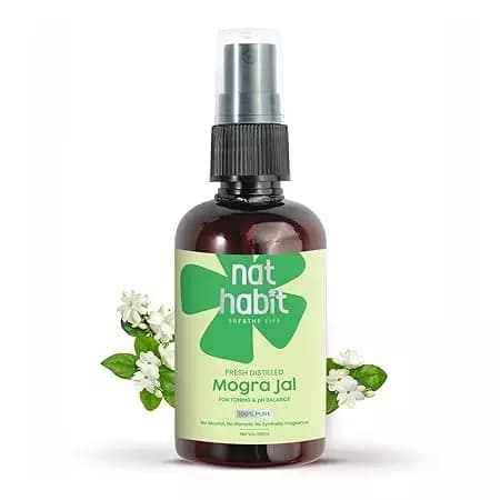 Nat Habit Pure Distilled Mogra Jal,100ml-Main image
