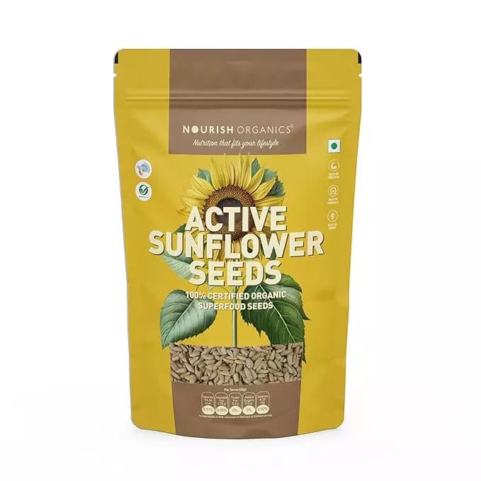 Nourish Organic Active Sunflower Seeds,400g-Main image