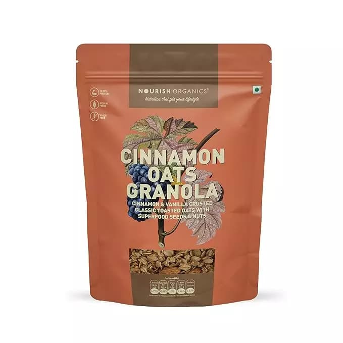 Nourish Organic Cinnamon Oats Granola,270g-Main image