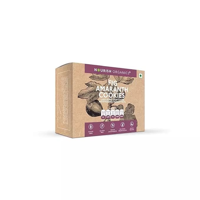 Nourish Organic Fig Amaranth Cookies,110g-Main image