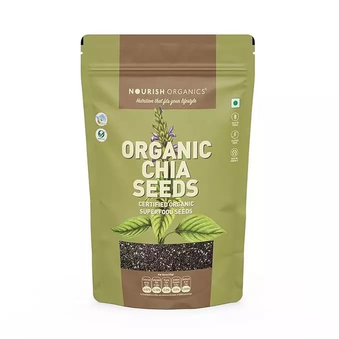Nourish Organic Organic Chia Seeds Superfood,500g-Main image