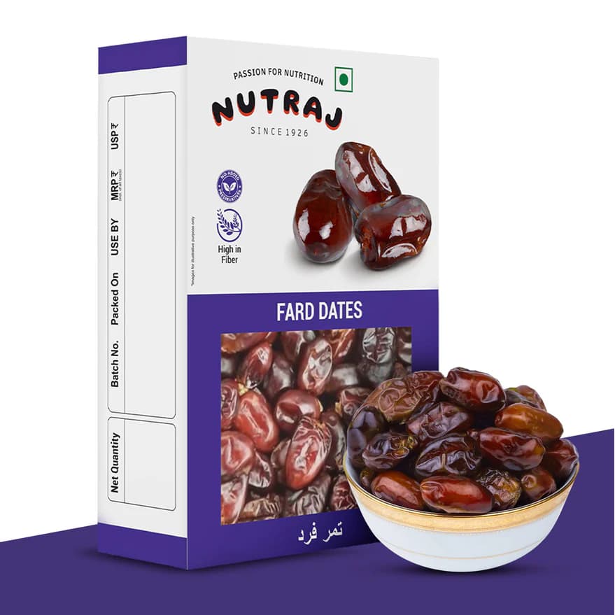 Nutraj Fard Dates Khajoor, 200 g-Main Image