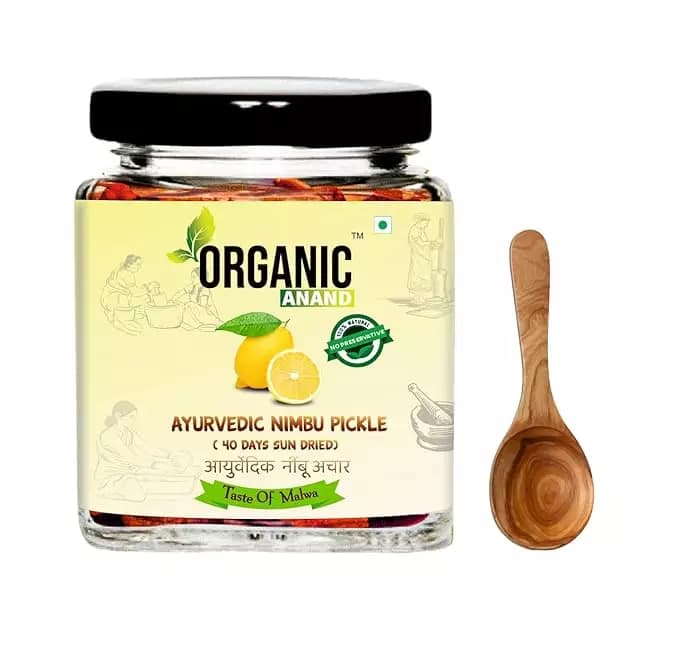 Organic Anand Ayurvedic Nimboo Achar, 250g-Main image
