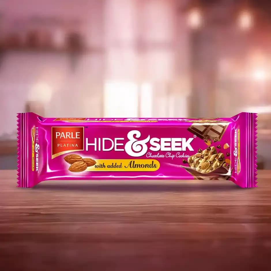 Parle Hide & Seek Choco & Almond Cookies,100g-Main image
