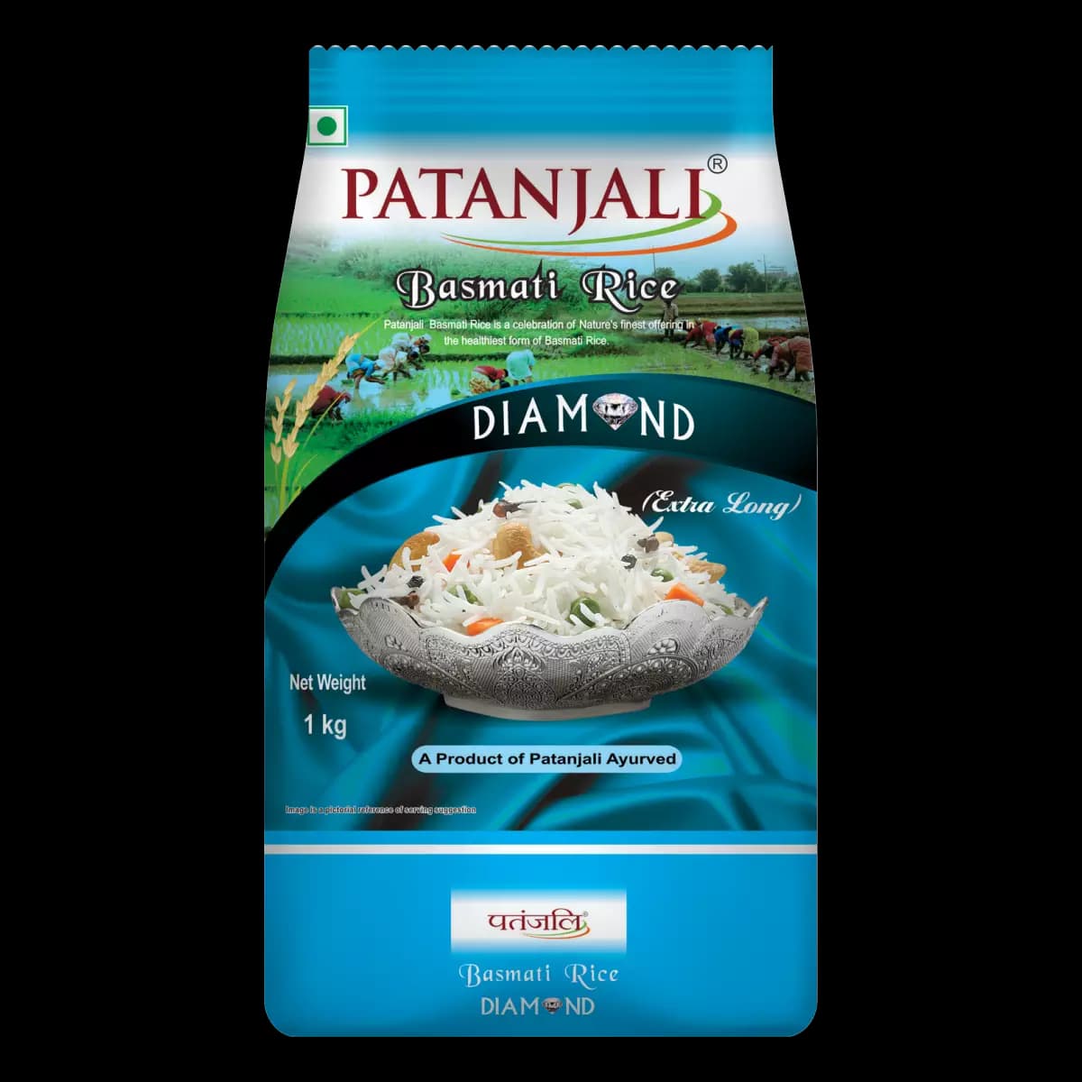 Patanjali Diamond Basmati Rice, 1Kg-Main image