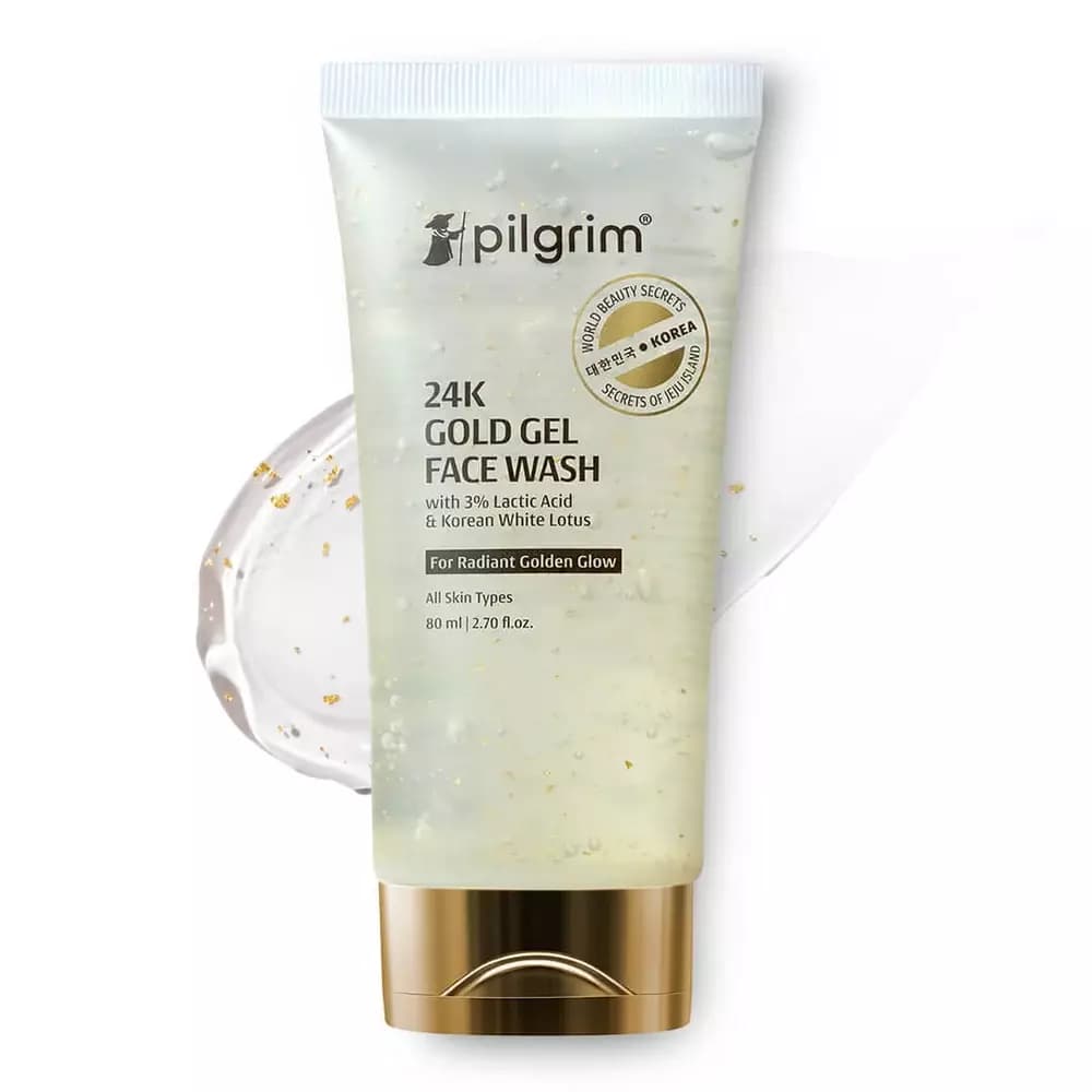 Pilgrim 24K Gold Gel Face Wash, 80 ml-Main Image