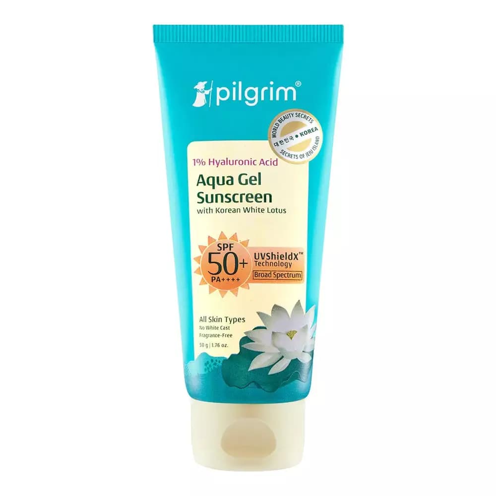 Pilgrim Hyaluronic Acid Aqua Sunscreen Gel, 50 g-Main Image