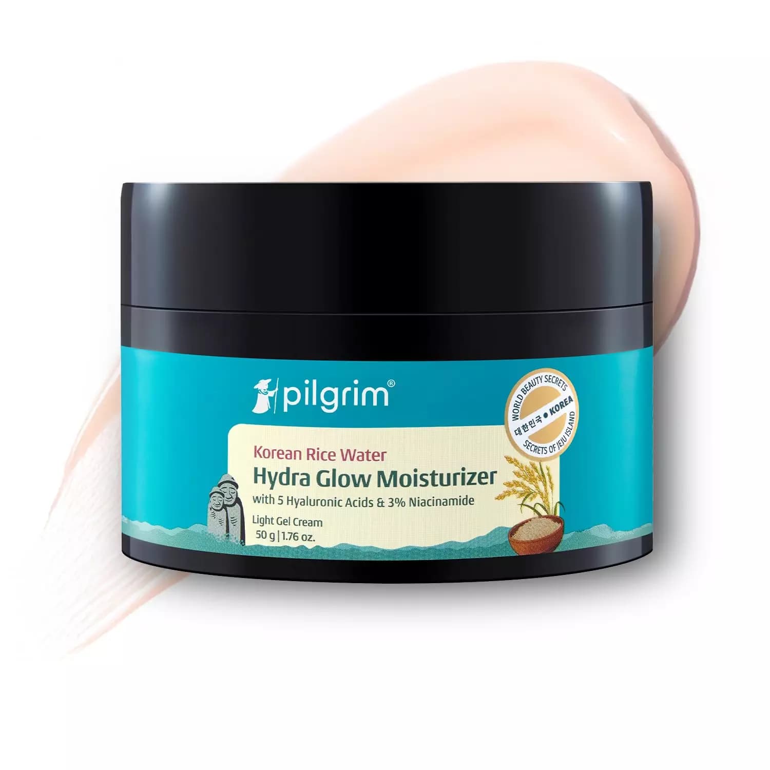 Pilgrim Korean Rice Water Hydra Glow Moisturizer, 50 g-Main Image