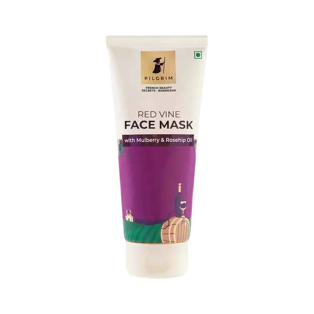 Pilgrim Red Vine Face Mask with Mulberry & Rosehip Oil, 100 g-Main Image