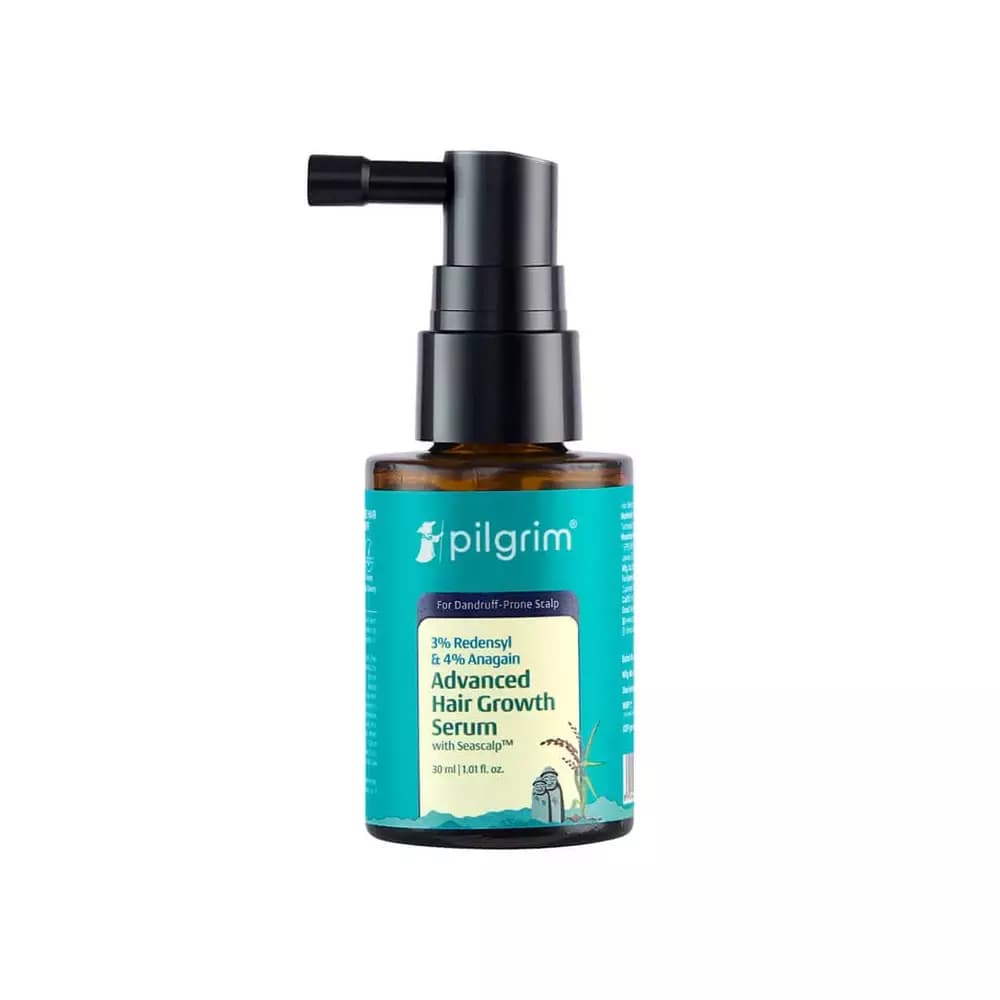 Pilgrim Redensyl & Anagain Advanced Hair Growth Serum For Dandruff-Prone Scalp, 30 ml-Main Image