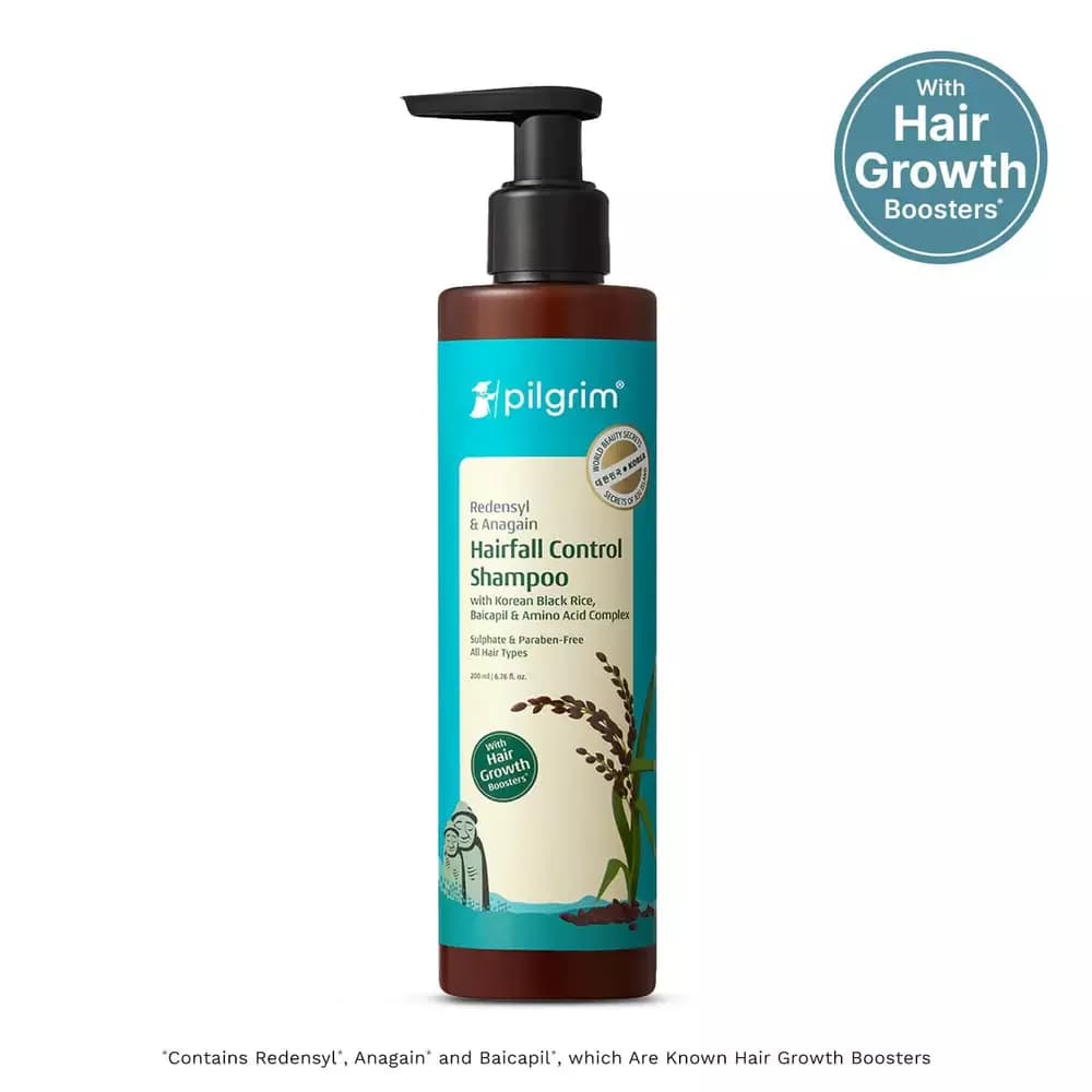 Pilgrim Redensyl & Anagain Hairfall Control Shampoo, 200 ml-Main Image