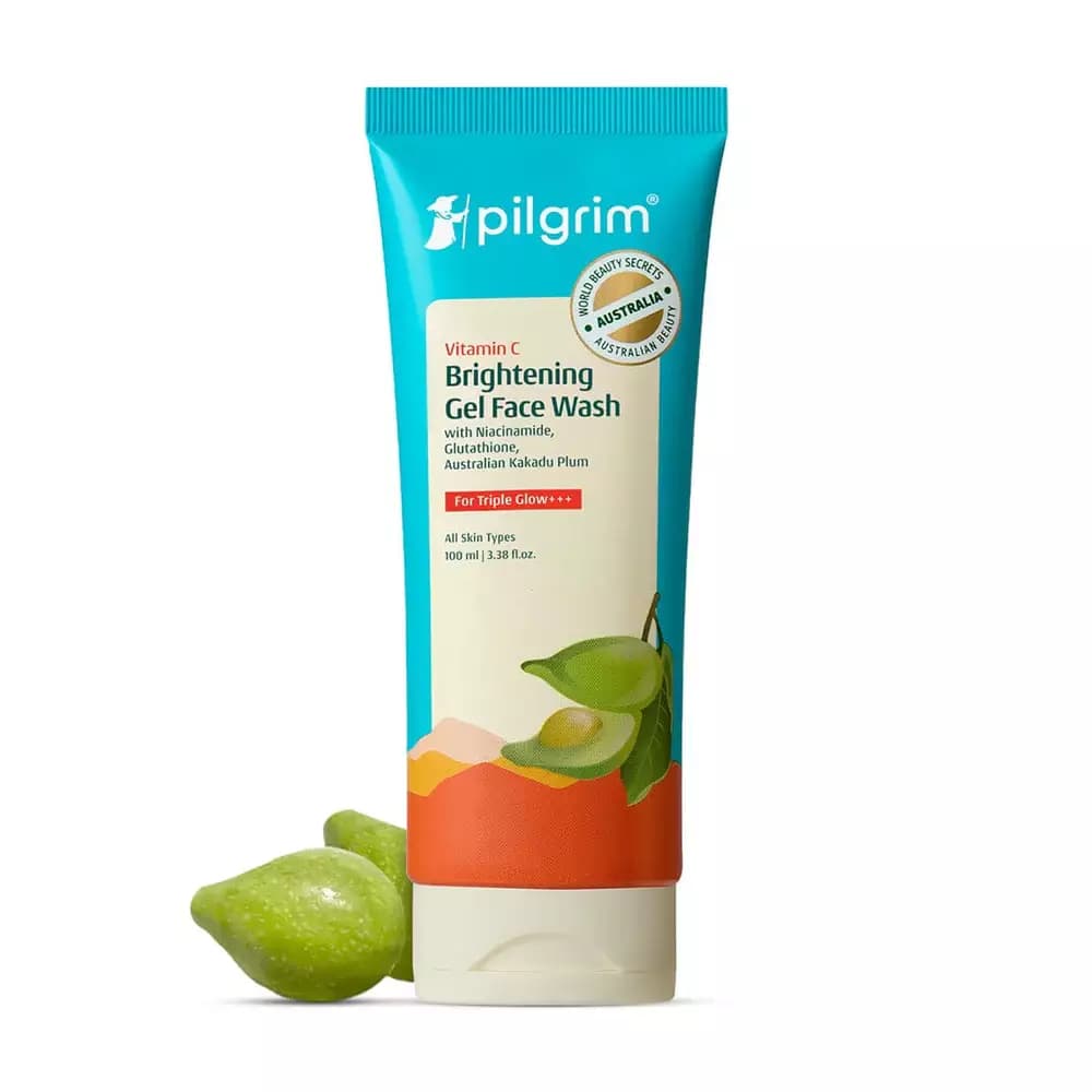 Pilgrim Vitamin C Brightening Gel Face Wash, 100 ml-Main Image