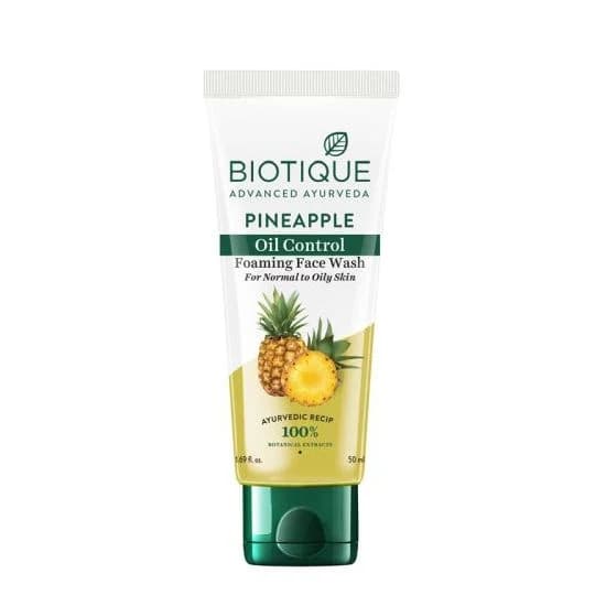Pineapple oil control foaming face wash, 50 ml-Main Image