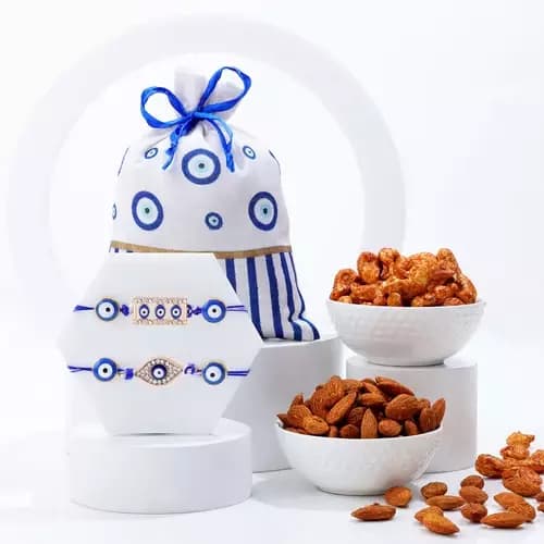 SIProducts Scrumptious Evil-Eye Rakhi Combo,600g-Main image
