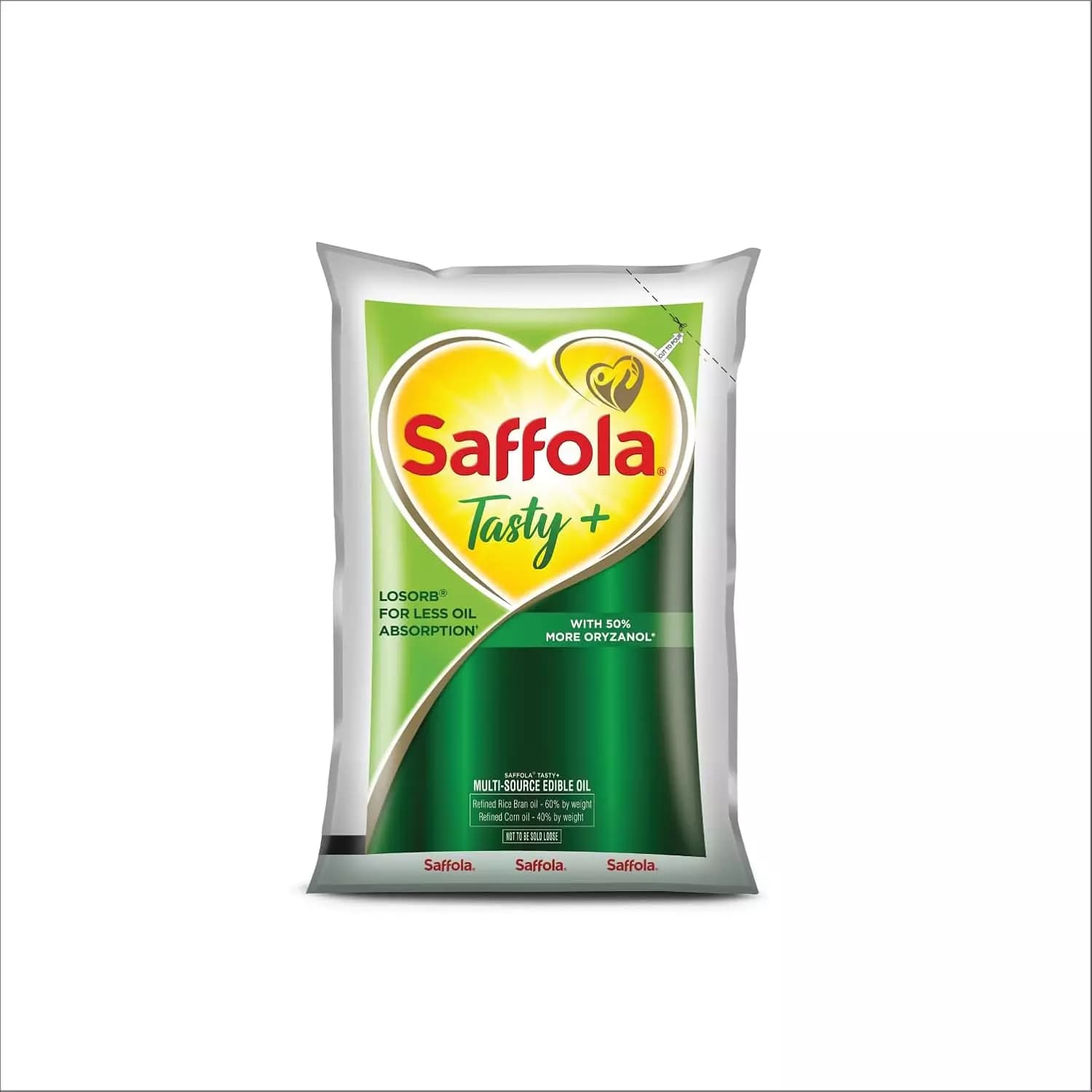 Saffola Tasty + Refined Cooking oil, 1L-Main image
