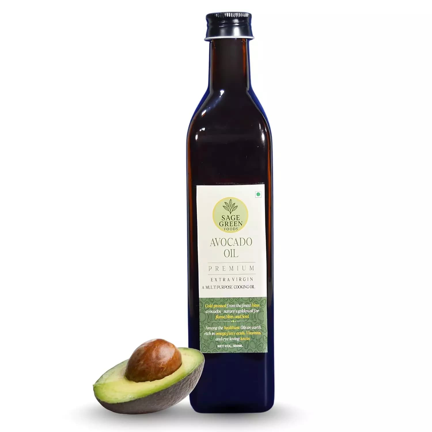 Sage Green, Extra Virgin Avocado Oil, 500ml-Main image