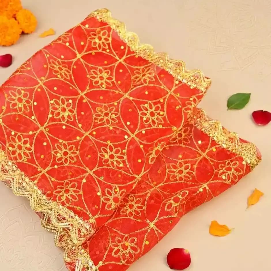 ServDharm Divine Red Mata Chunri,60g-Main image