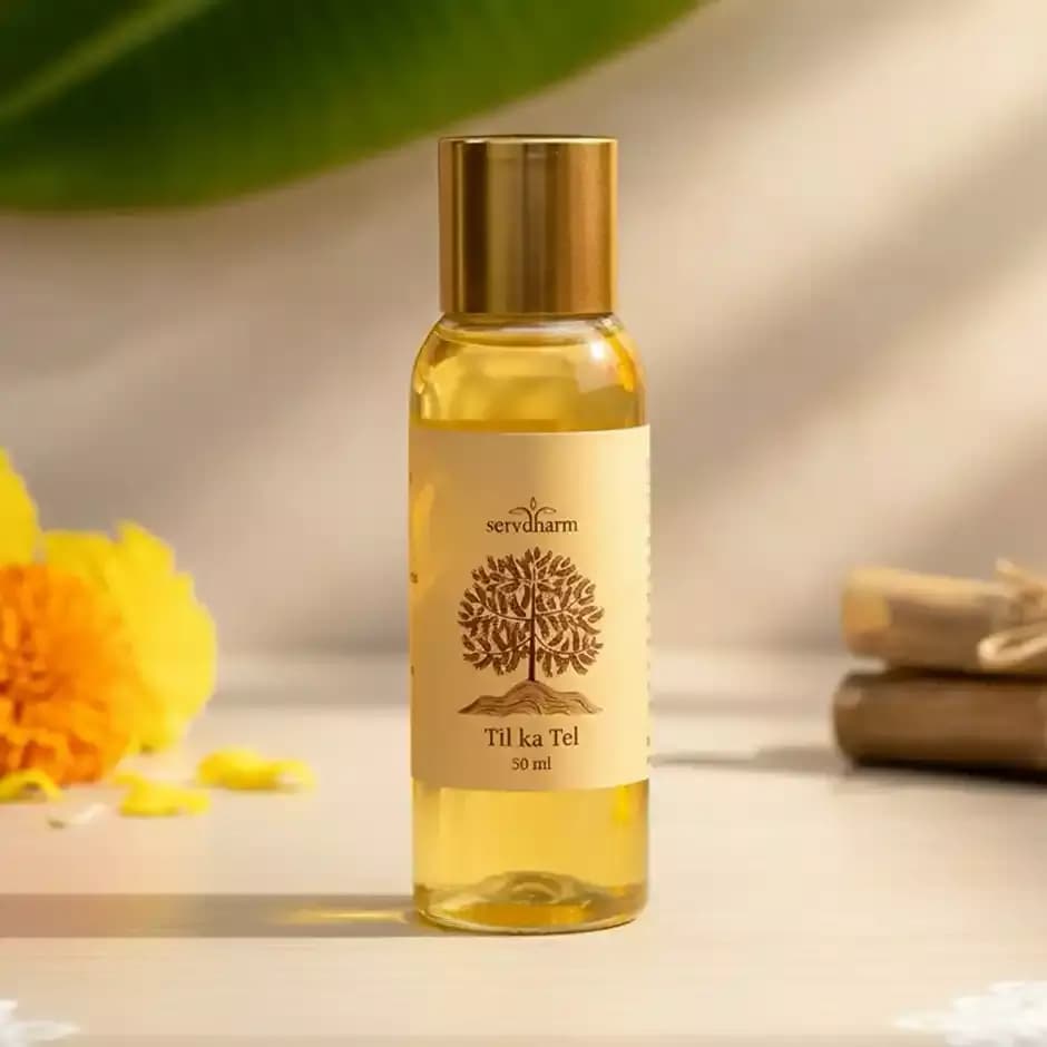 ServDharm Traditional Til Oil,50ml-Main image