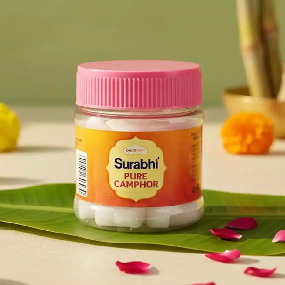 Shubhkart Surabhi Camphor Container,50g-Main image