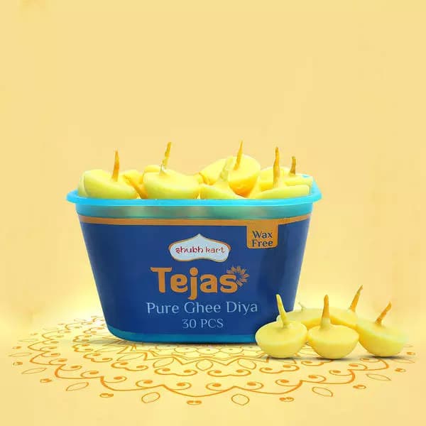 Shubhkart Tejas Pure Ghee Wicks,100g-Main image