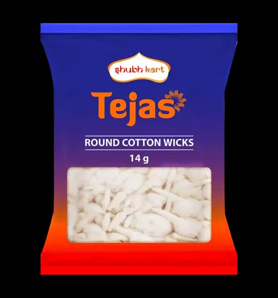 Shubhkart Tejas Round Cotton Wicks,14g-Main image
