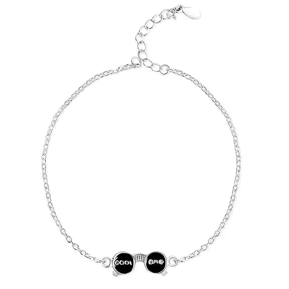 Silver Chest Pure Silver Rakhi for Brother Combo,Cool Bro Design-Main image