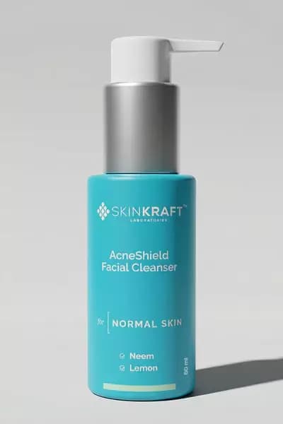 Skinkraft AcneShield Facial Cleanser For Normal Skin & Acne, 60 ml-Main Image