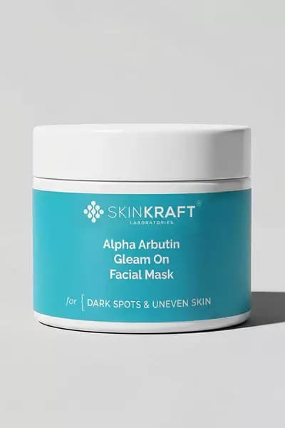 Skinkraft Alpha Arbutin Gleam On Facial Mask-Main Image