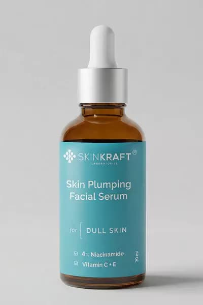 Skinkraft Skin Plumping Facial Serum For Mild Tan-Main Image