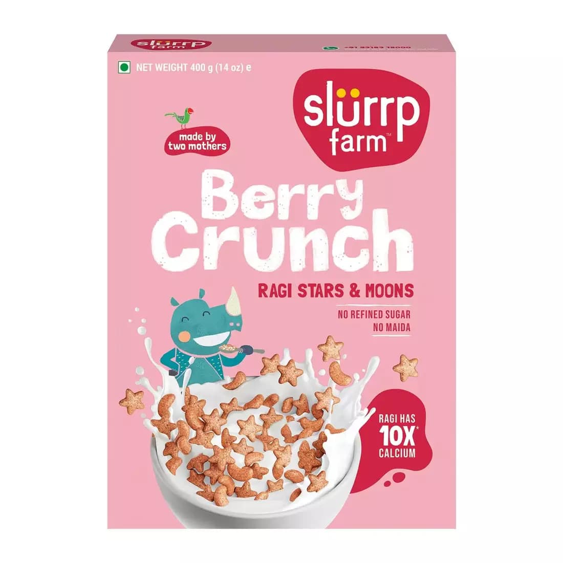 Slurrp Farm Berry Crunch Ragi Stars and Moons,300g-Main image