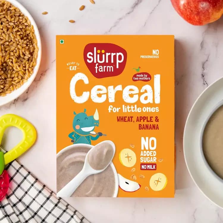 Slurrp Farm Wheat, Apple & Banana,300g-Main image
