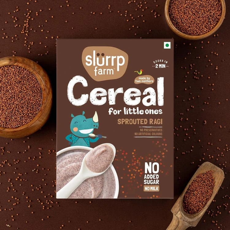 Slurrp Farm Sprouted Ragi Powder for Little Ones — 250 g