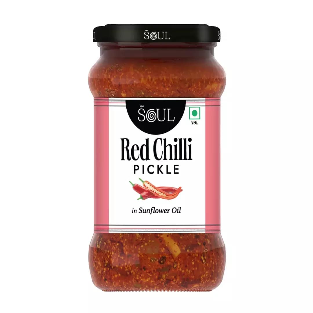 Soul Red Chilli Pickle In Sunflower Oil-Main Image