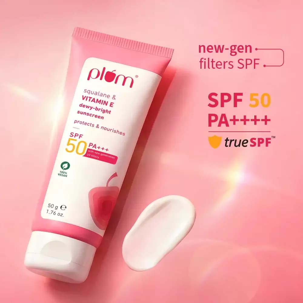 Squalane & Vitamin E Dewy-Bright Sunscreen SPF 50 PA+++-Main Image
