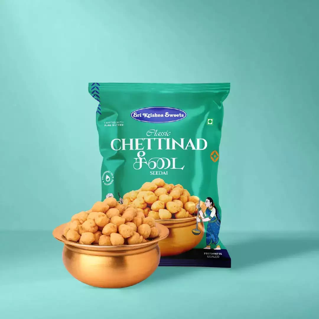 Sri Krishan Sweets Chettinadu Seedai, 250g-Main image
