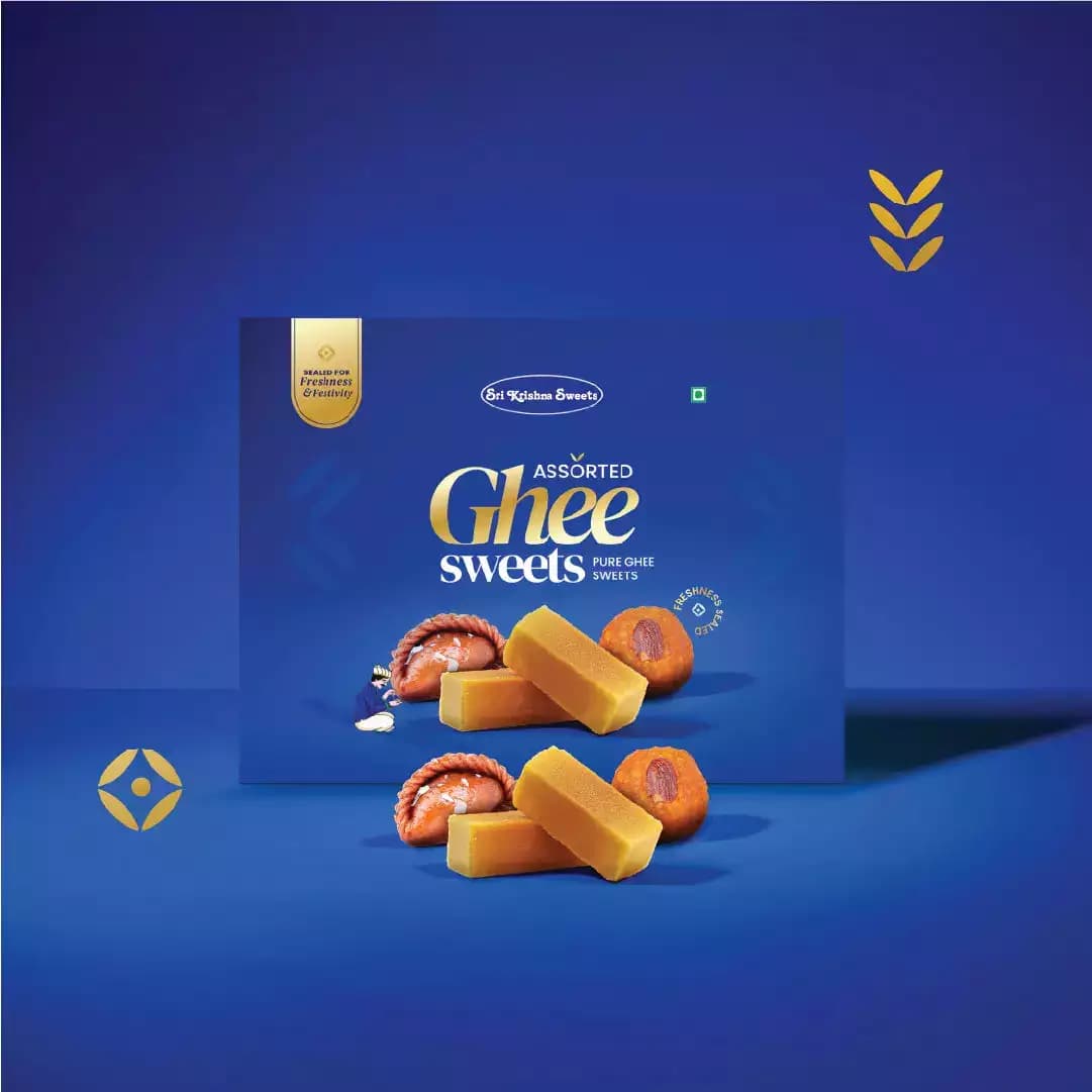 Sri Krishn Sweets Assorted Ghee Sweets-Main image